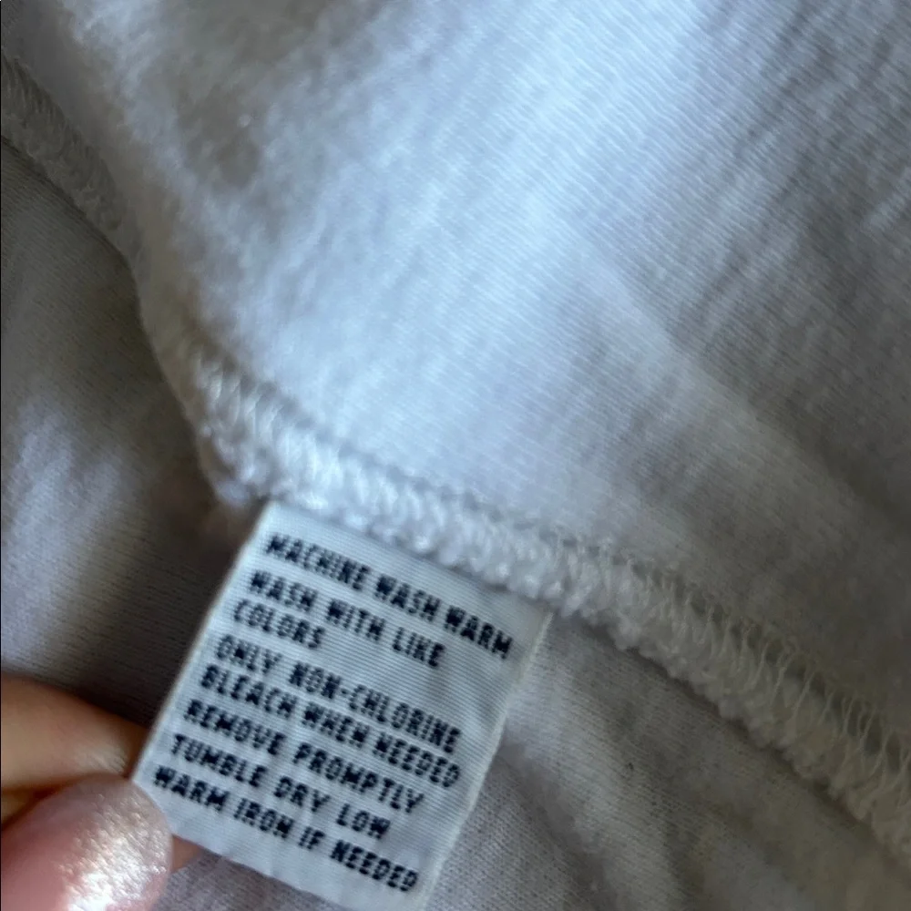 Polo by Ralph Lauren White Full-Zip Hooded Sweatshirt | Men’s Large